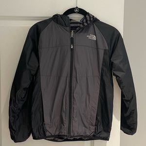 Boys North Face coat. Reversible. Size 8